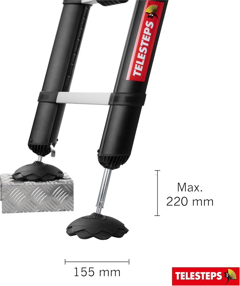 Telesteps Prime Adjustable Ladder Safety Feet (1 Pair) TEL9190209 9190-209
