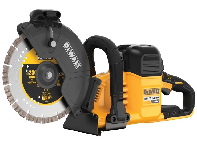 Dewalt DCS691X2 54V XR FLEXVOLT Brushless 230mm Cut Off Saw - Full Kit - 2x 9.0Ah XR FLEXVOLT Batteries & Charger