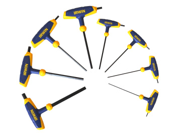 IRWIN T10771 Metric T-Handle Hex Key Set, 8 Piece 2.0-10MM